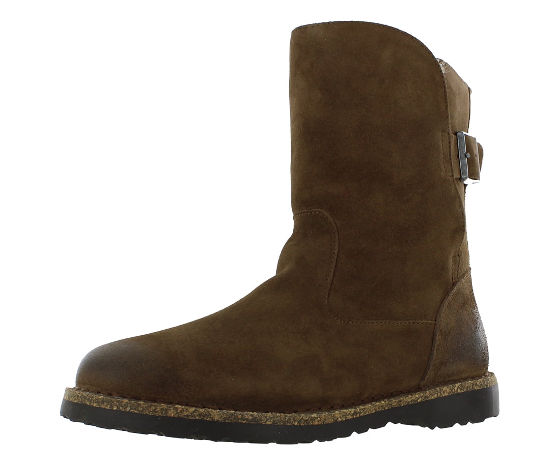 Birkenstock Uppsala Shearling Unisex Shoes Size 5, Color: Dark Tea