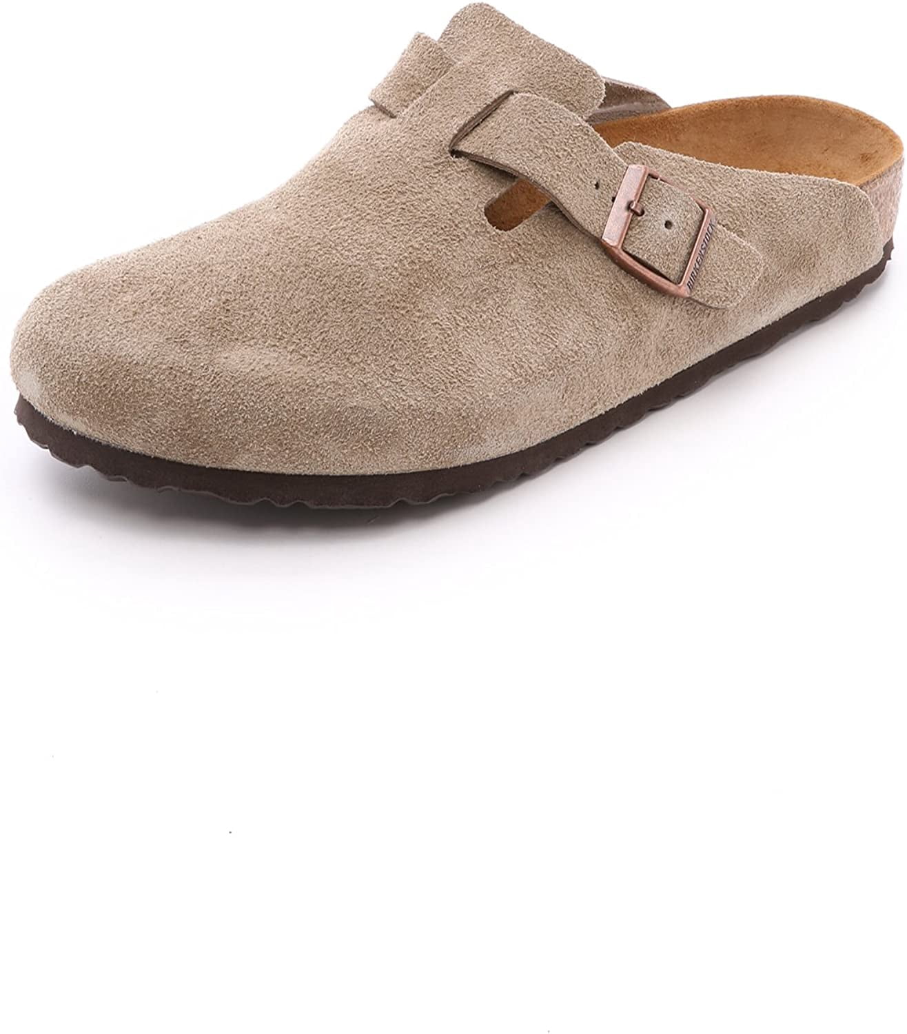 BIRKENSTOCK Unisex Adult EU 45 Narrow (Men 12-12.5) 560773 Taupe Suede