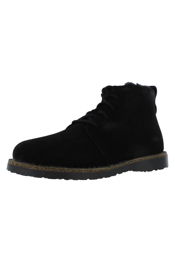 Uppsala Mid Shearling Unisex Shoes Size 4, Color: Black