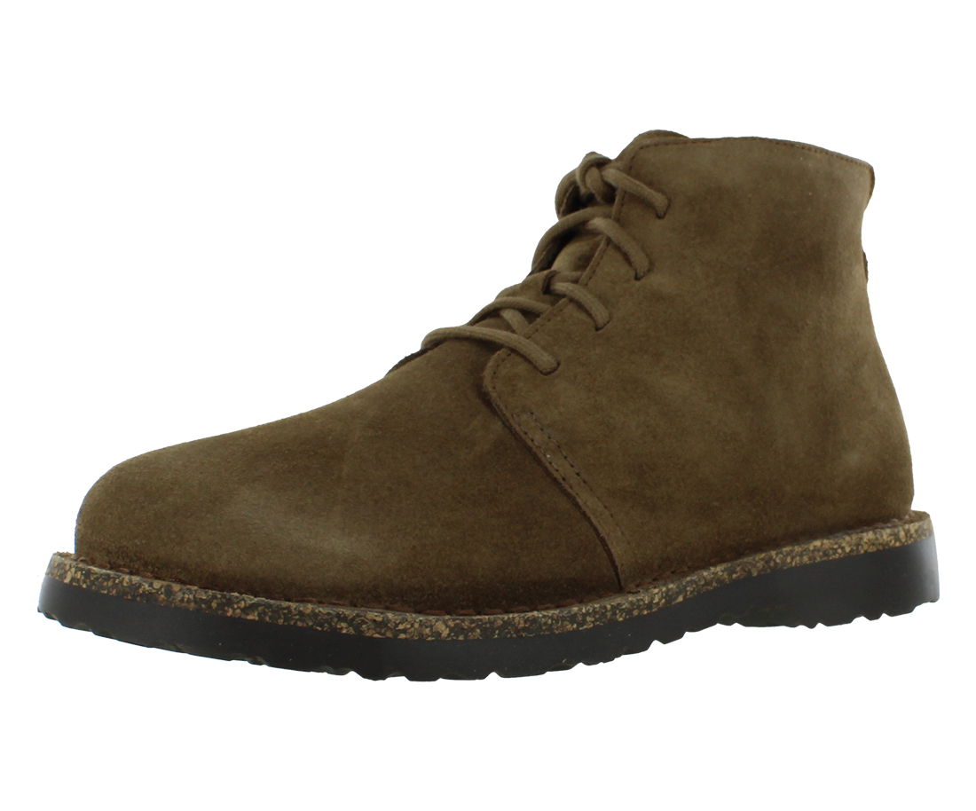 Birkenstock Uppsala Mid Shearling Unisex Shoes Size 6, Color: Dark Tea