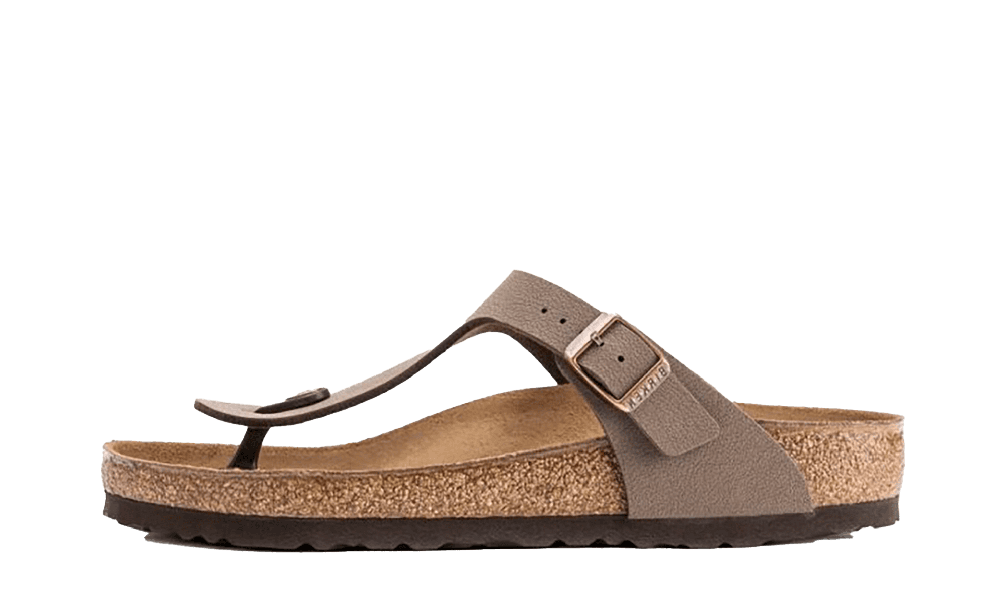 BIRKENSTOCK WOMENS Gizeh Womens "Birkibuc - Mocha" 0043751 0043751 from Stadium Goods