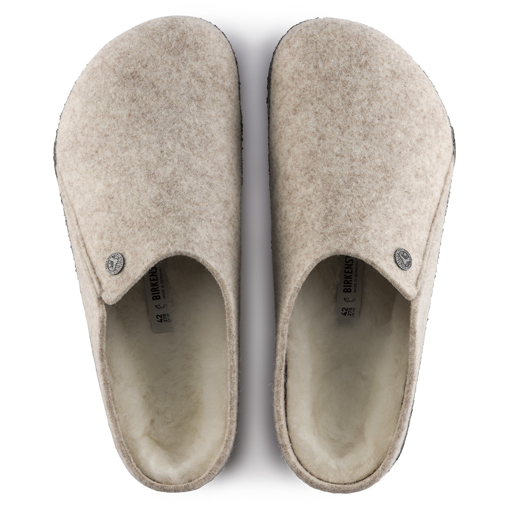 BIRKENSTOCK Women's Zermatt Shearling Eggnog Wool/Natural Shearling (narrow width)  - 1020029  Eggnog