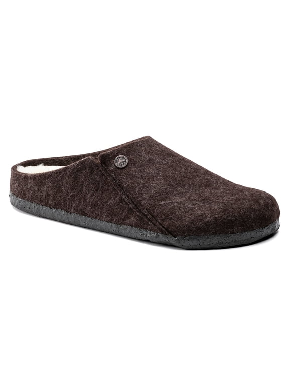 Zermatt Shearling Wool Felt Clogs Mocha