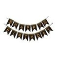 thumbnail image 1 of BIRLON 30th Happy Birthday Banner, Black Gold Birthday Party Decorations, 1 of 6
