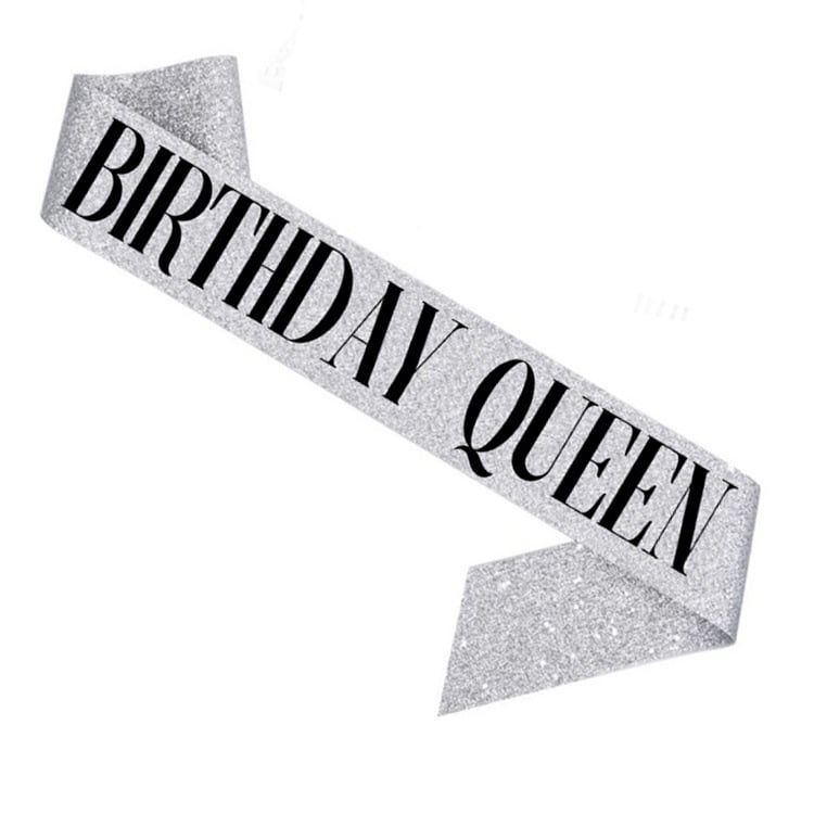 "BIRTHDAY QUEEN"Sash Birthday Gifts Birthday Sash for Women Birthday