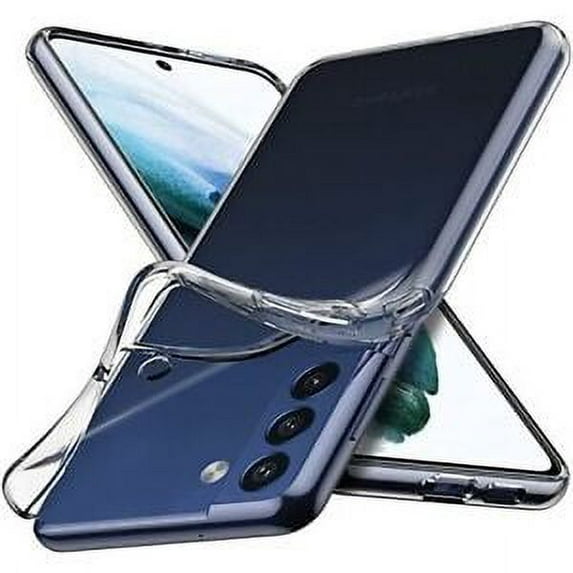 BISEN For Samsung Galaxy S21 FE 5G Case, Clear TPU Protective Cover Armor, Shock Adsorption, Drop Protection