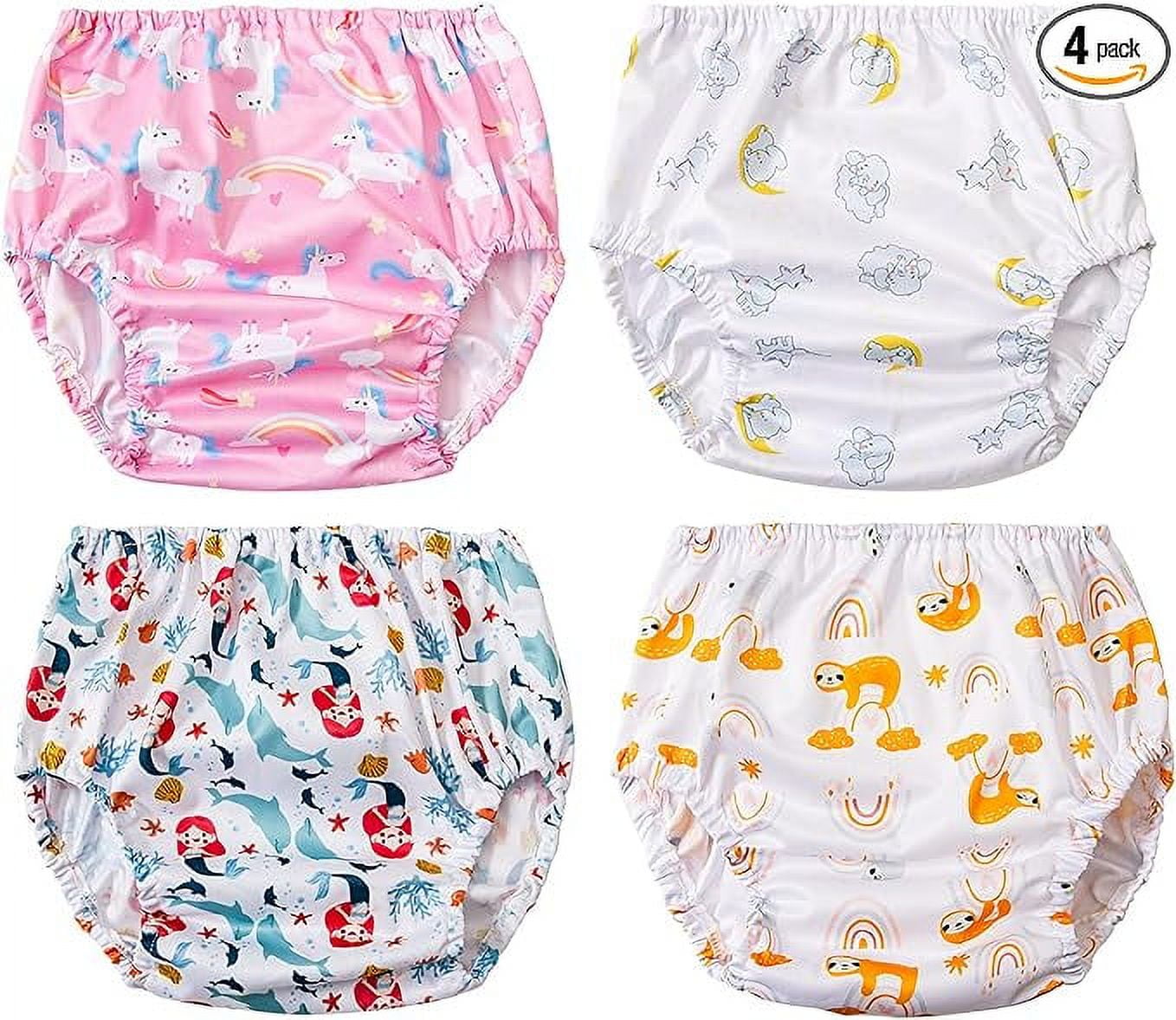 BISENKID Waterproof Diaper Cover for Plastic Pants for Toddlers Good