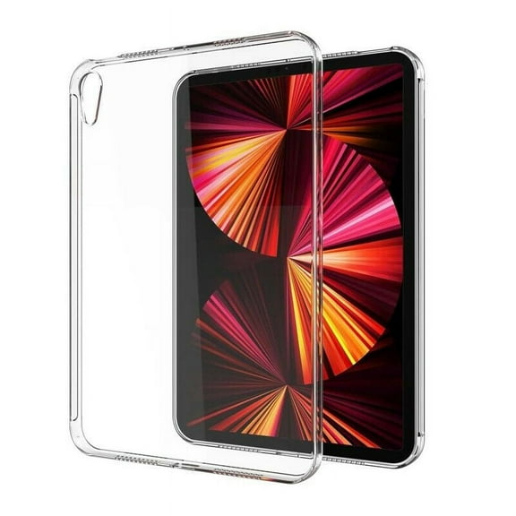 BISENTEK For iPad Mini 7 / iPad Mini 6 Case, Clear TPU Protective Cover Armor, Shock Adsorption, Drop Protection, Lifetime Protection
