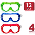 thumbnail image 1 of BISON LIFE Spectra Kids Safety Goggles, Red, Green & Blue Colors (12 Pack), 1 of 7