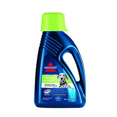 BISSELL 2X Pet Stain & Odor Full Size Machine Formula, 48 ounces, 99K57