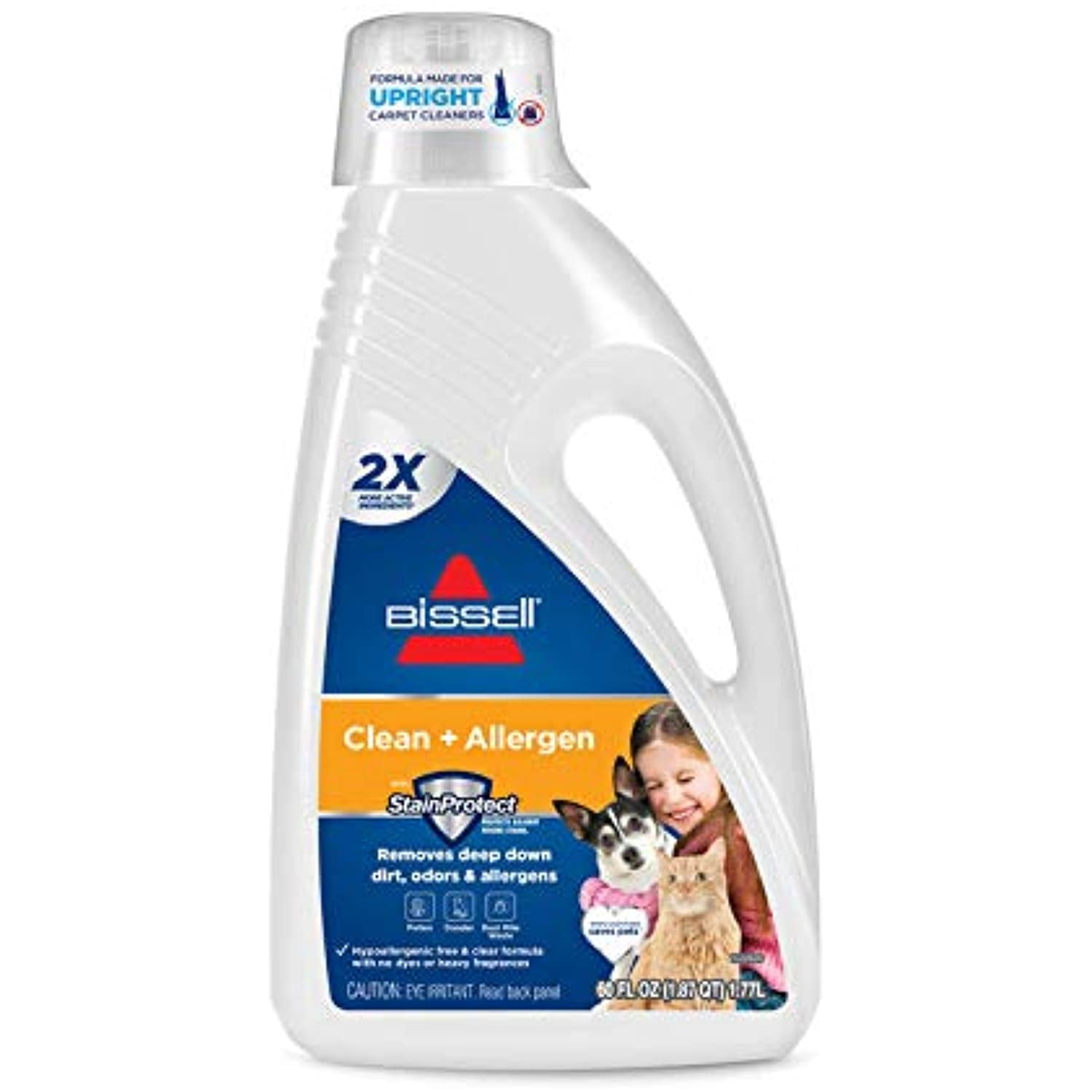 BISSELL 89Q52 Carpet Cleaner Allergen Cleansing No Scent 60 oz Liquid  Concentrated 