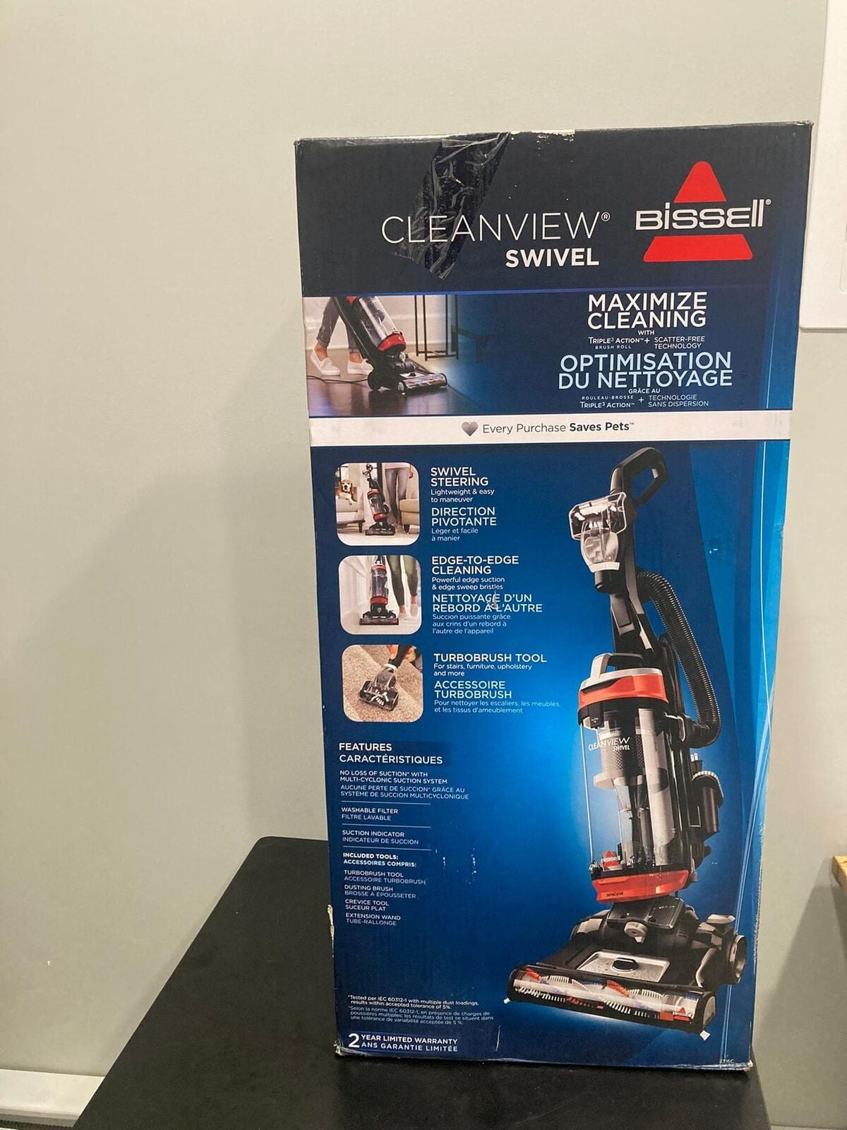BISSELL Clean View Swivel Pet Bagless Upright Vacuum, 2316