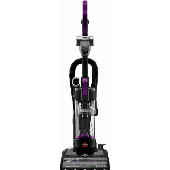 BISSELL CleanView Compact Turbo Bagless, Corded, Compact Vacuum, Lightweight, Scatter-Free Technology, Extension Wand, Model 3437