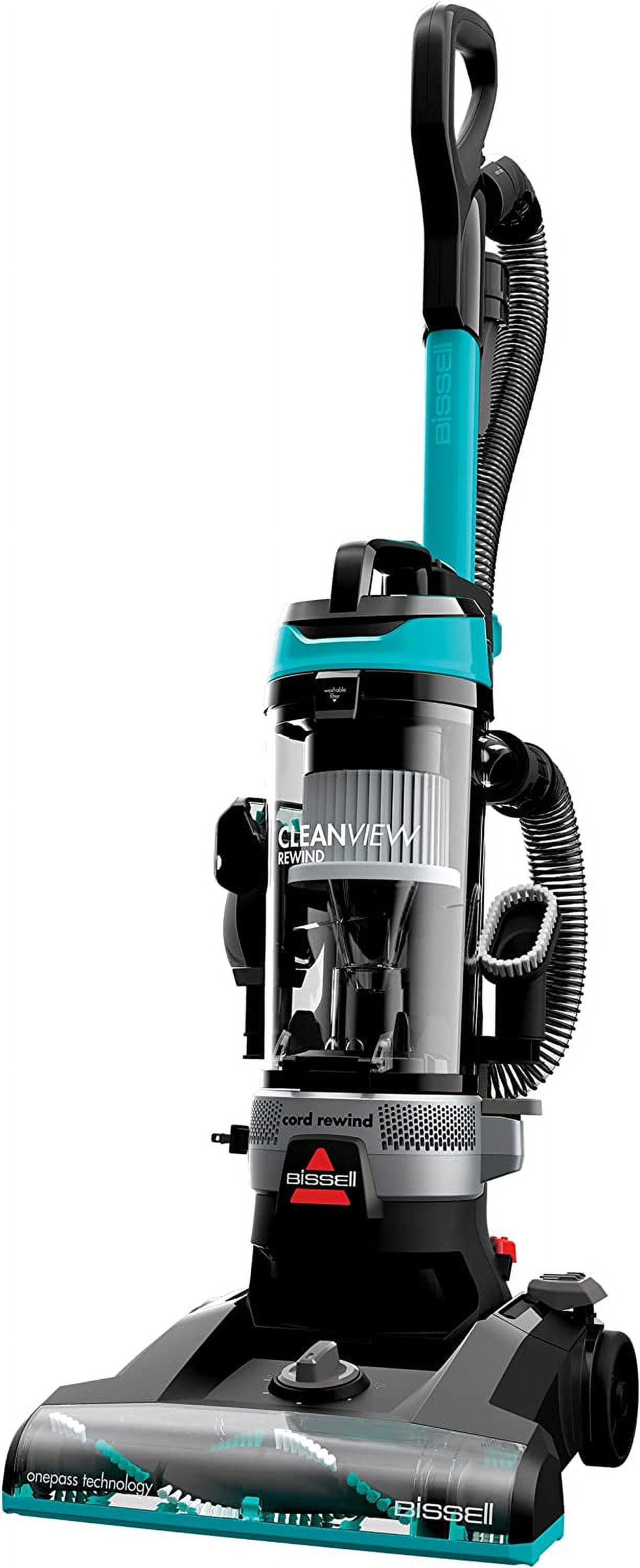 Bissell CleanView Rewind Multicolored Upright Vacuum Cleaner for Pets