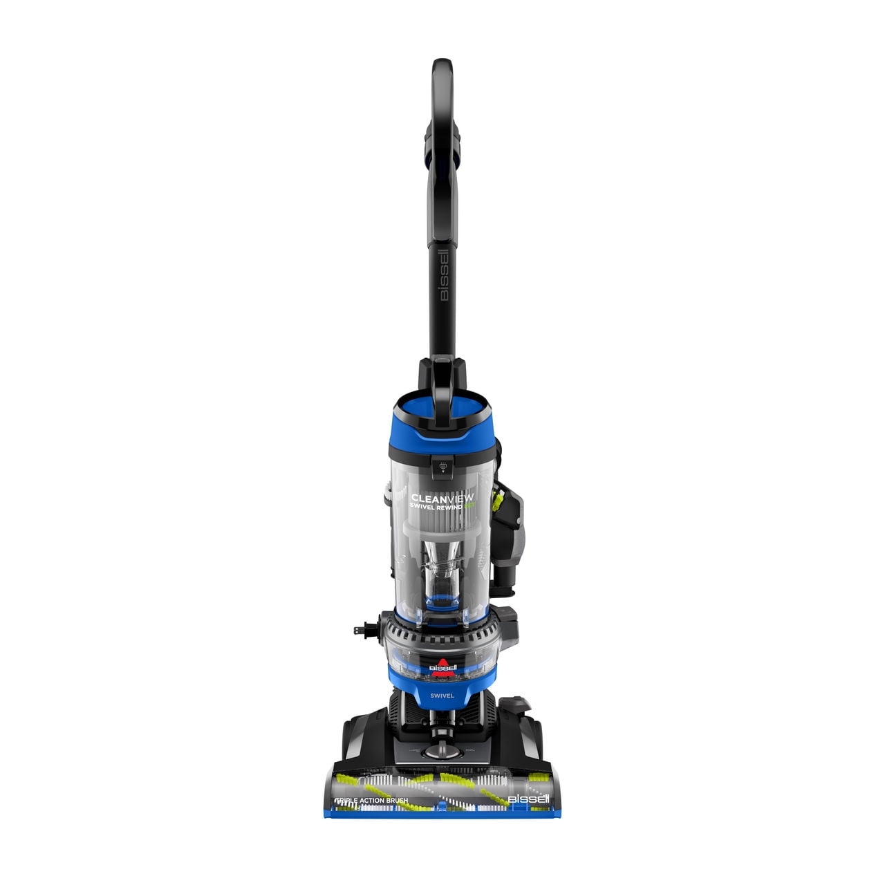 Blue Corded Upright Vacuum with Triple Action Brush Roll