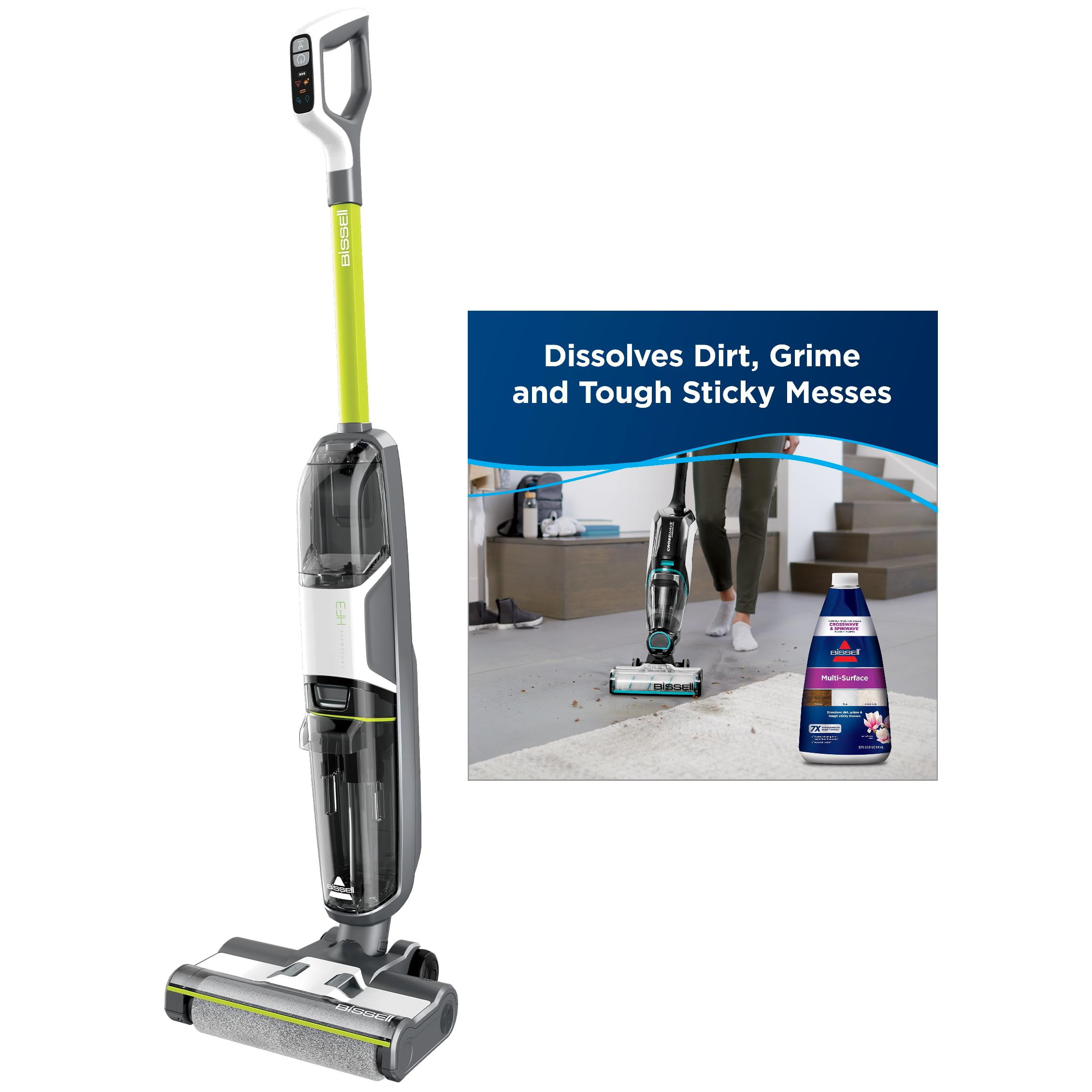 BISSELL CrossWave HF3 Cordless Multi Surface Wet Dry Vacuum 3654 Bissell Multi Surface Floor Cleaning Formula 32 oz 1789 Walmart