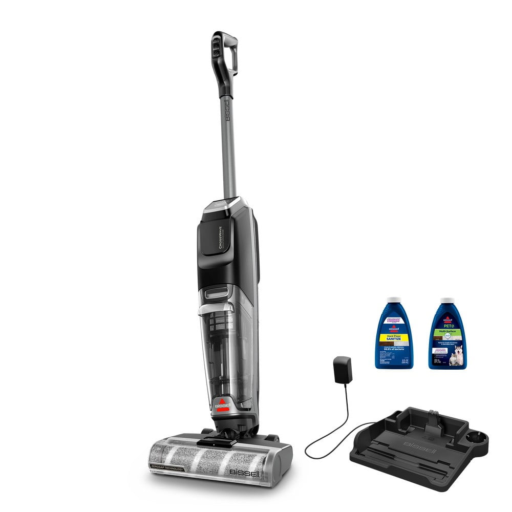 Black Cordless Upright Multi-Surface Cleaner with Charging Dock