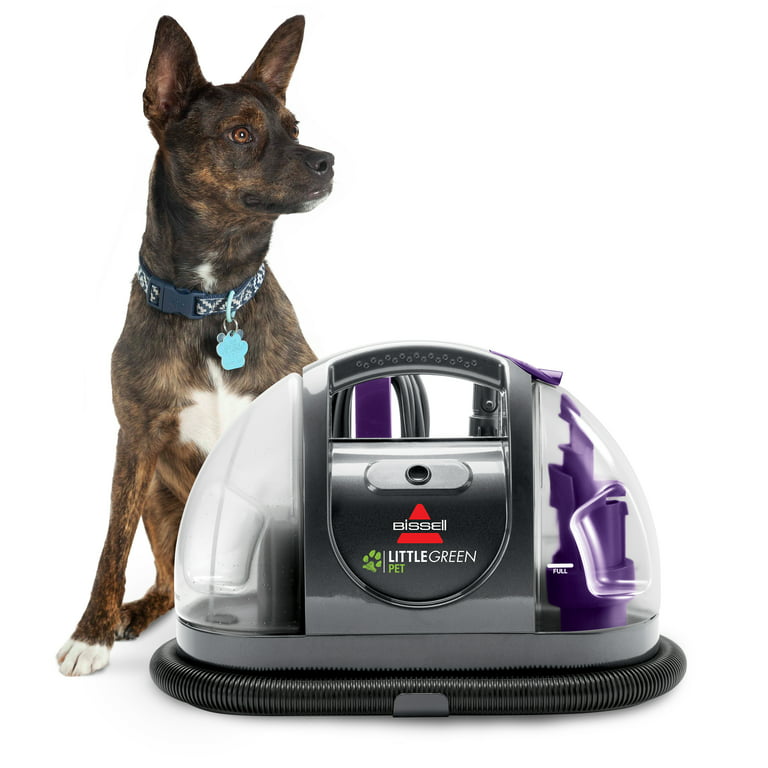 Bissell Little Green Pet Deluxe Portable Carpet Cleaner and Car/Auto  Detailer, 3353, Gray/Blue