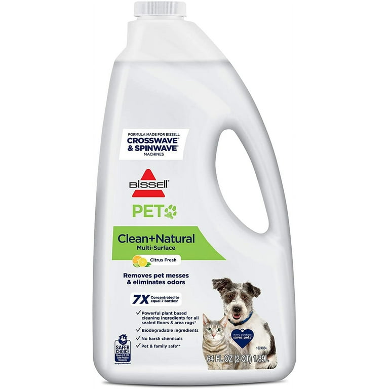 Bissell 64oz Pet Clean Natural Multi Surface Formula 31231