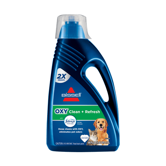 BISSELL OXY Clean + Refresh with Febreze Carpet Cleaning Solution, Fresh Scent, Best Paired with Upright Deep Cleaners, Deep Cleans with Oxy, Eliminates Pet Odors, 5959W, 60 fl oz