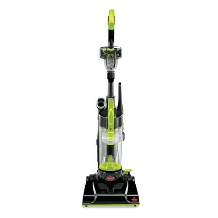 BISSELL PowerForce Compact Turbo, Bagless, Upright Vacuum, Powerful Suction, East Empty Dirt Tank, Lightweight, High Reach Wand, 2690, Green & Black