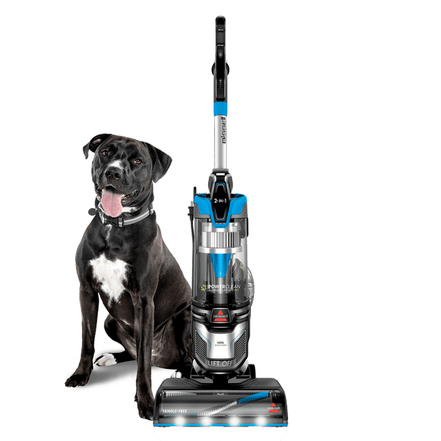 BISSELL PowerClean Bagless, Corded, Allergen Lift-Off Lightweight, Pet Upright Vacuum (3399)