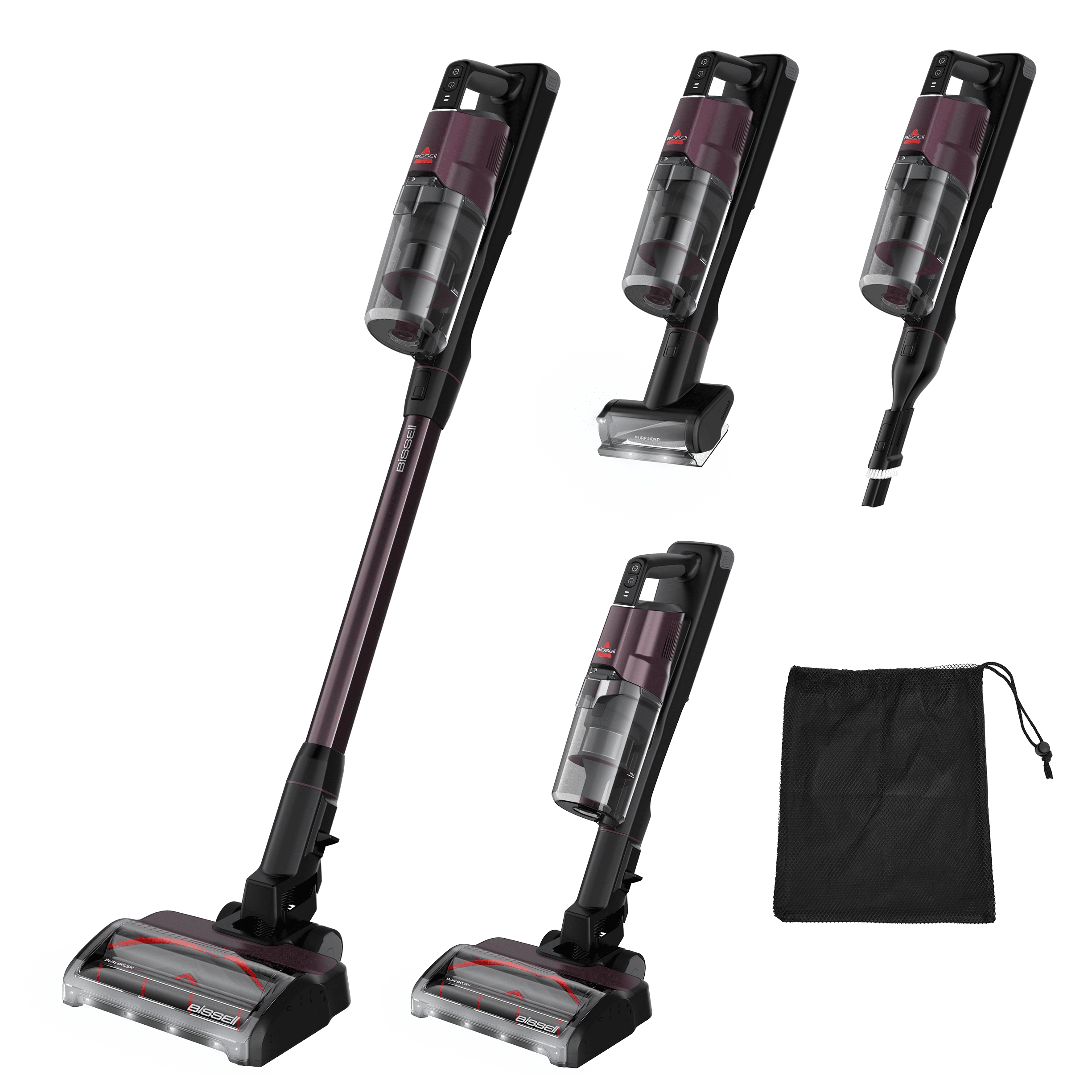 BISSELL PowerClean DualBrush 280W Cordless Self-Standing Stick