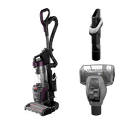 BISSELL Pet Hair Eraser DualBrush Bagless Upright Vacuum, Pet Friendly, DualBrush Technology, FurFinder Headlights, HEPA, Model 4295, Black