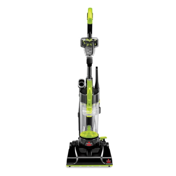 BISSELL PowerForce Compact Turbo, Bagless, Upright Vacuum, Powerful Suction, East Empty Dirt Tank, Lightweight, High Reach Wand, 2690, Green & Black