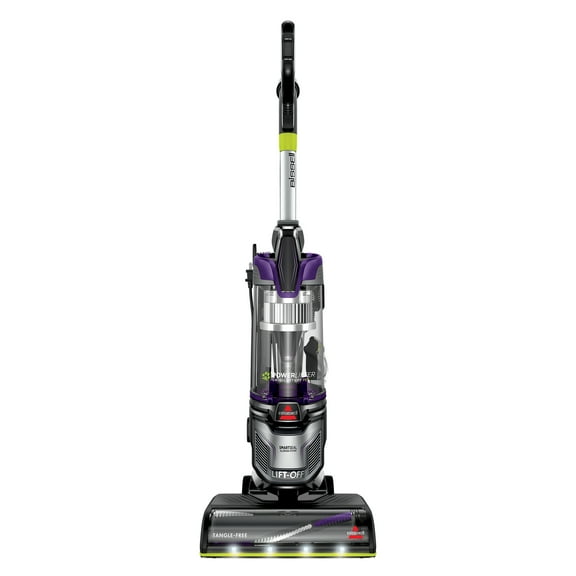 BISSELL Upright Vacuum, PowerLifter Swivel Lift-Off Pet, Pet Friendly, Powerful Suction, Tangle-Free Brush Roll, SMARTSEAL Allergen System, Hard Floor and Carpet, TurboBrush Pet Tool, 2920F, Grey