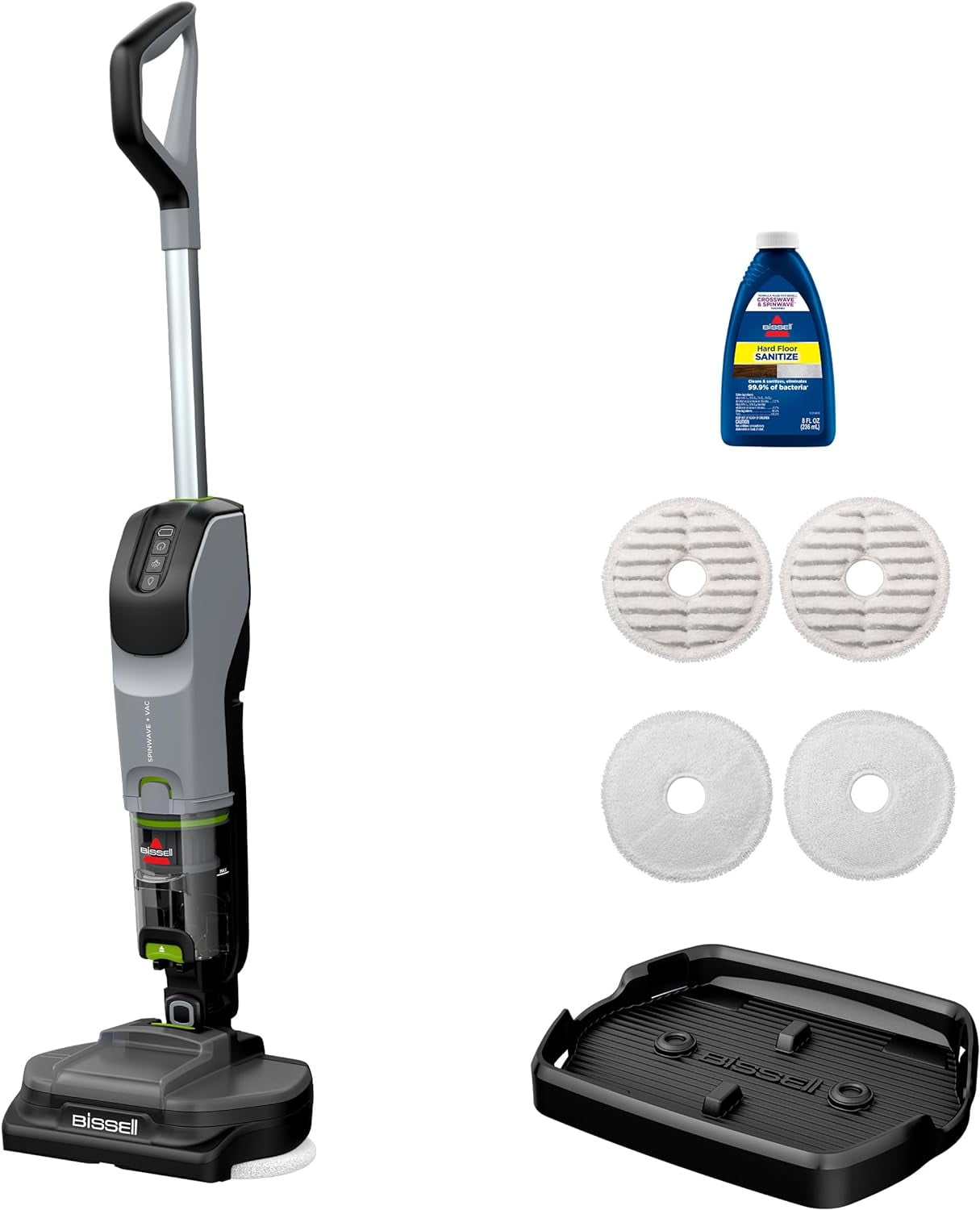 BISSELL SpinWave + Vac Powered SpinMop, Vacuum Cleaner, Cordless