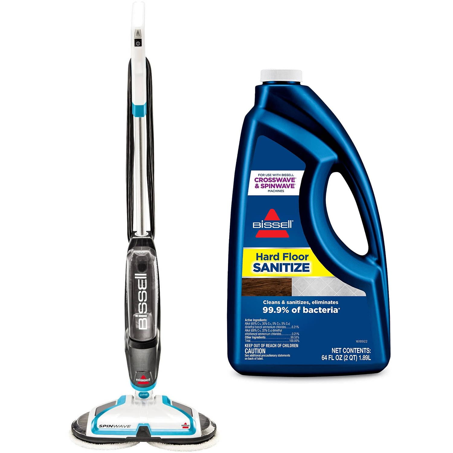 Bissell Blue Electric Spinwave Hard Floor Mop