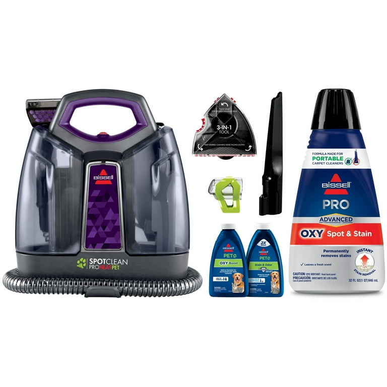 BISSELL SpotClean ProHeat Pet Portable Carpet Cleaner 2513W
