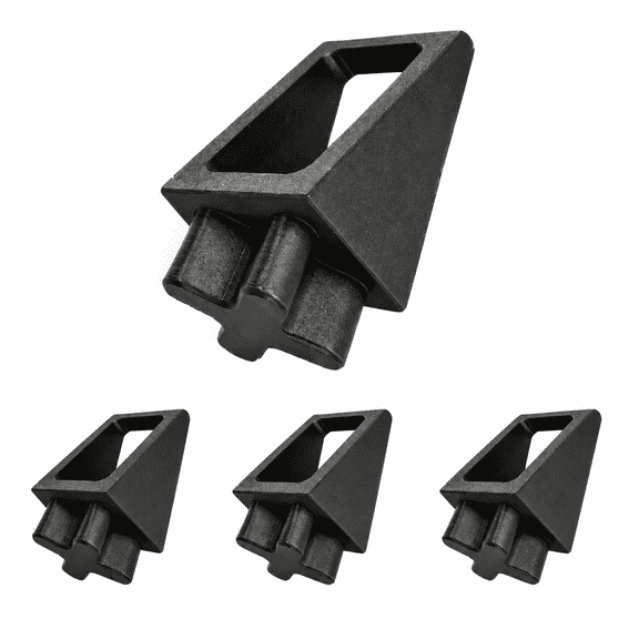 BISVEXO Truck Bed Corner Blocker, Compatible with Tmat Cargo System, 4-Pack Truck Bed Protector, Anchor Point Guard, Tool-Free Press-In Fit for Secure Cargo Protection