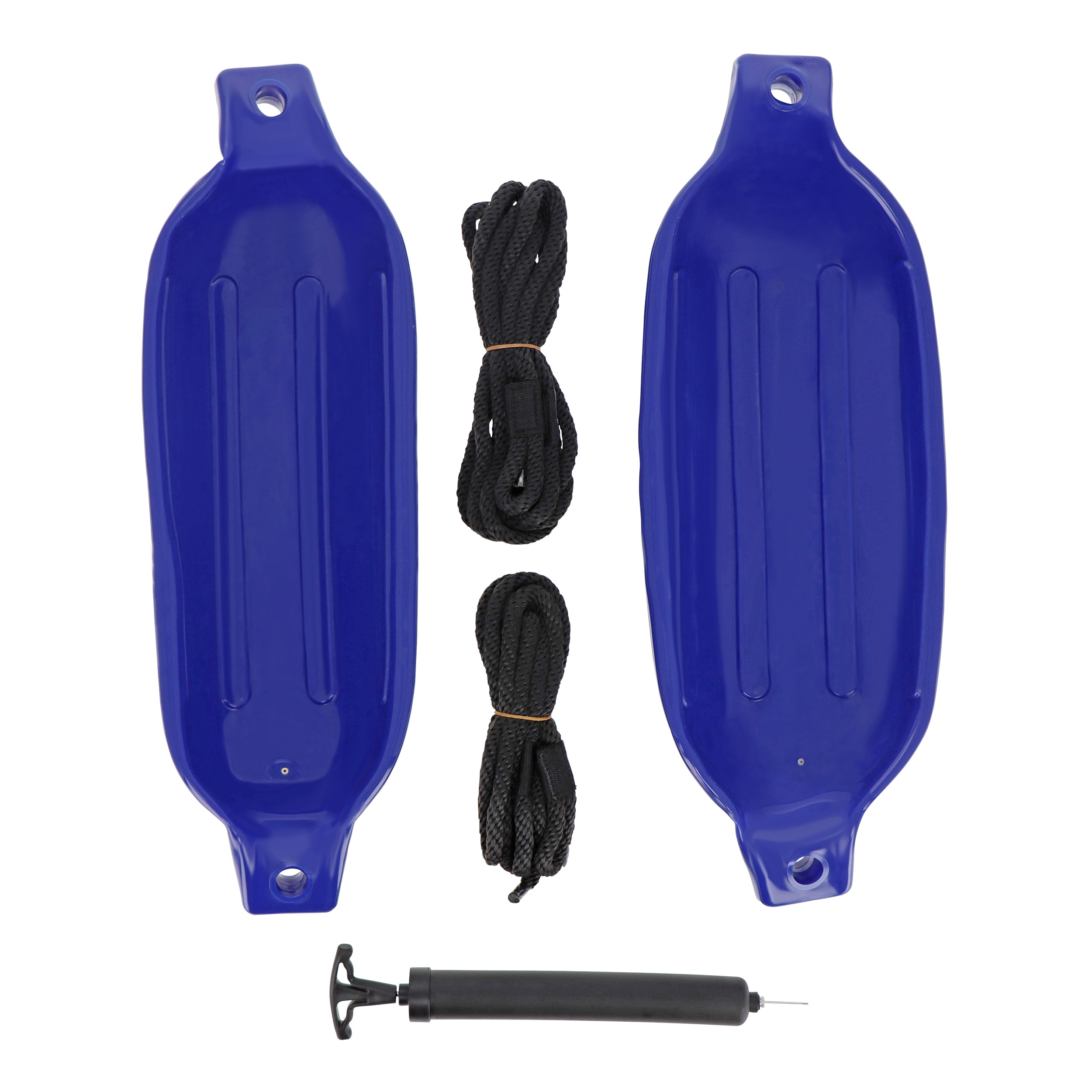 BISupply Boat Bumpers for Docking Boat Fenders Blue 2 Pack 22.8 x 7