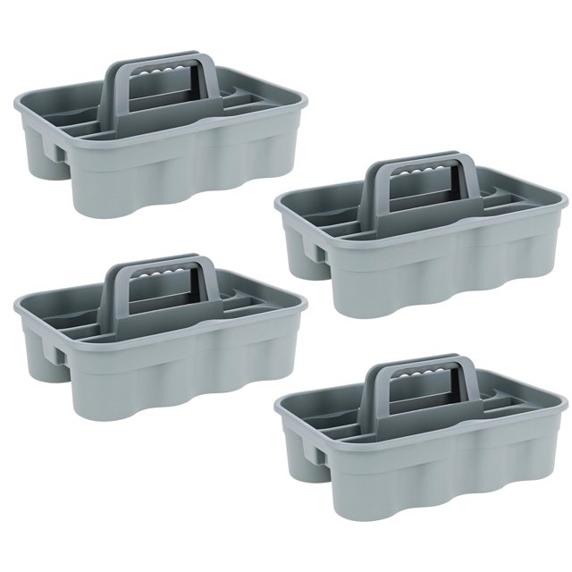 BISupply Cleaning Supplies Organizer Caddies 4pk Bathroom Cleaning