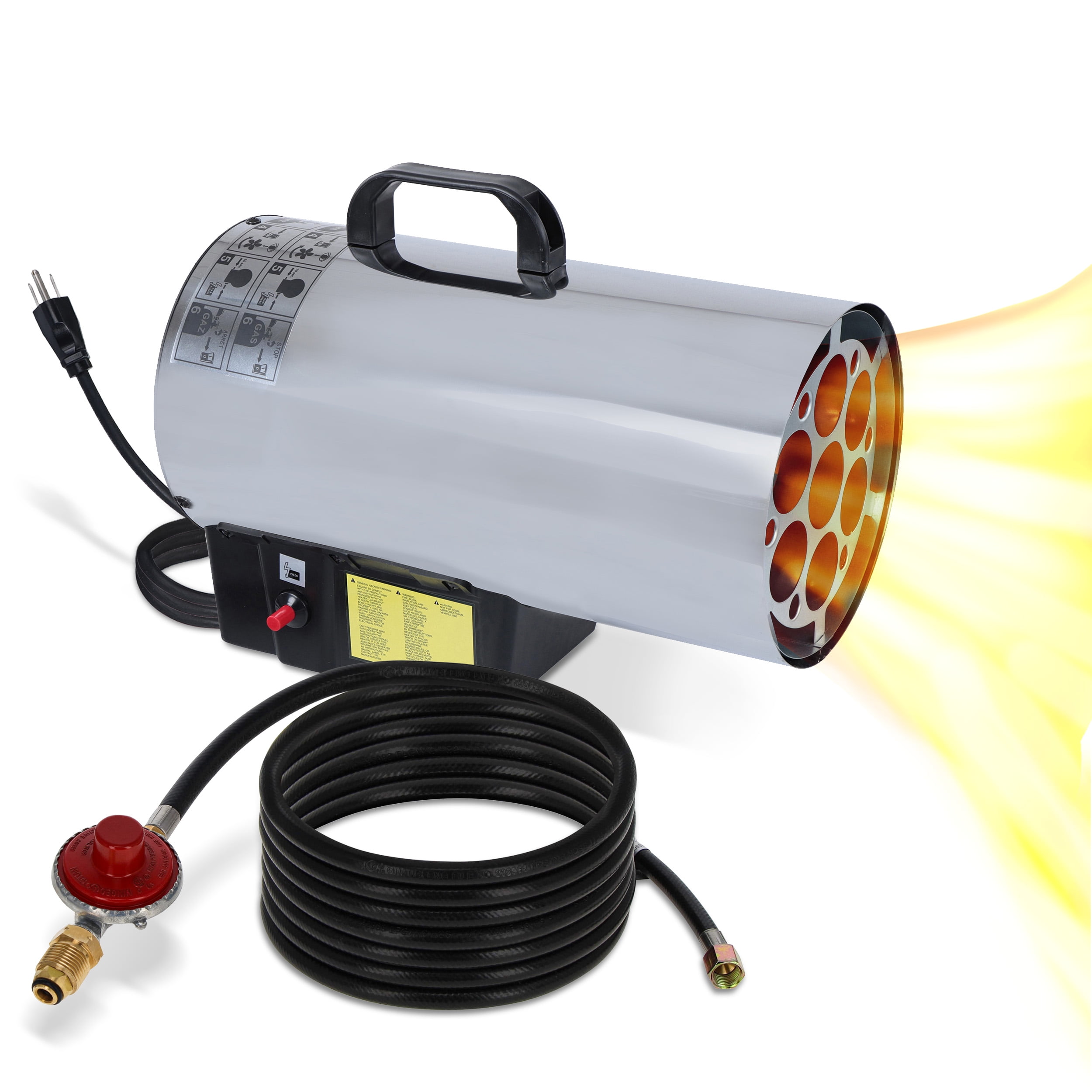 BISupply Portable Propane Heater 60k BTU Propane Heater Indoor Warms 1500sq  Ft - Walmart.com