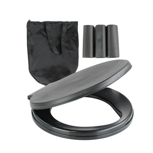 BISupply Portable Toilet for Camping 5 Gallon Bucket Toilet Seat Lid