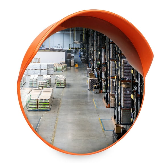 BISupply | Safety Convex Mirror – 23 Inch Round Outdoor Blind Spot Mirror