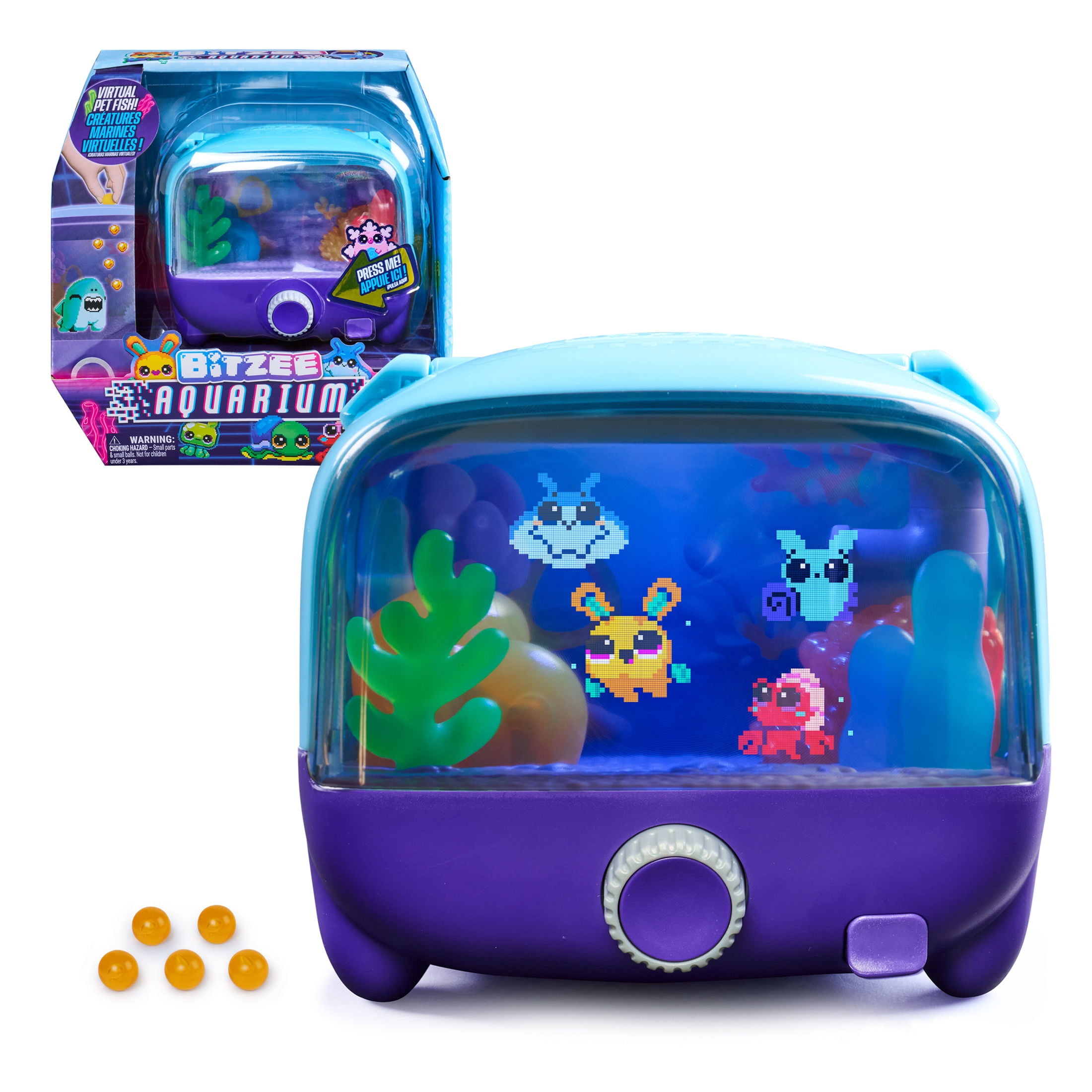 Bitzee, Interactive Aquarium Tank with 30 Digital Pets, Reacts to Touch