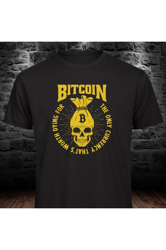 BITCOIN, Tee, T-Shirt, Crypto, Logo, Cryptocurrency, Digital Gold, BTC