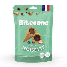 BITECONE HAZELNUT CHOCOLATE MINI CONES 100g
