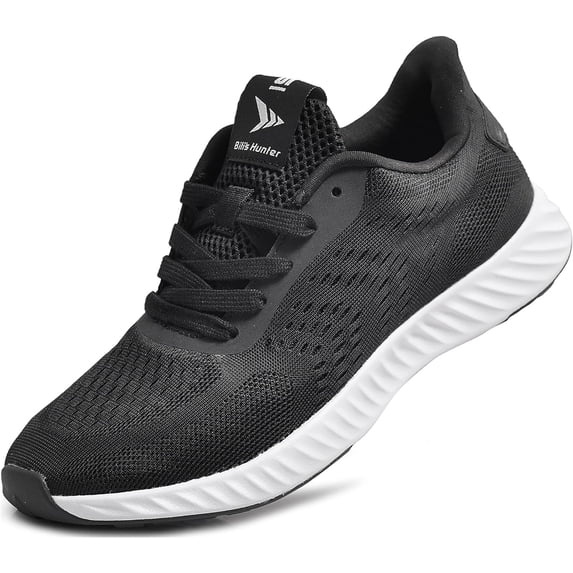 BITI'S Women Non Slip Walking Shoes Flexible, Breathable and Lightweight Everyday Walking Sneakers & Gym Shoes for Women, Black, 6.5