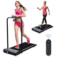 thumbnail image 1 of HYEASTR Quiet 2 in 1 Folding Treadmill 3.0HP Walking Pad 220lb Capacity with Remote & Phone Holder - Gray, 1 of 8