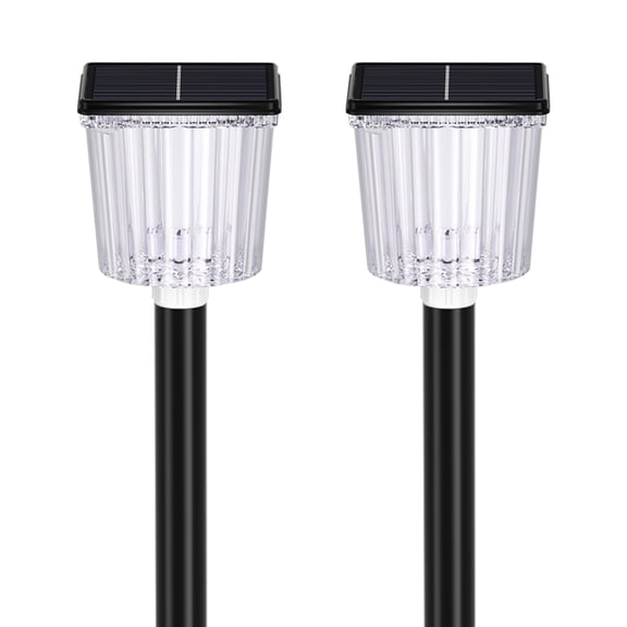 BITPOTT Bright Solar Path Lights, 2 Pack, 42.9 lm, IP65