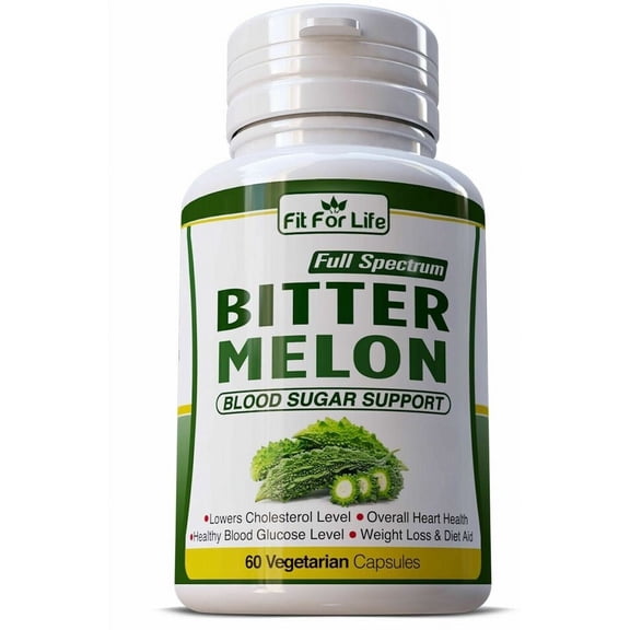 BITTER MELON ORGANIC GOURD Blood Sugar Support Glucose Levels 60 CAPSULES