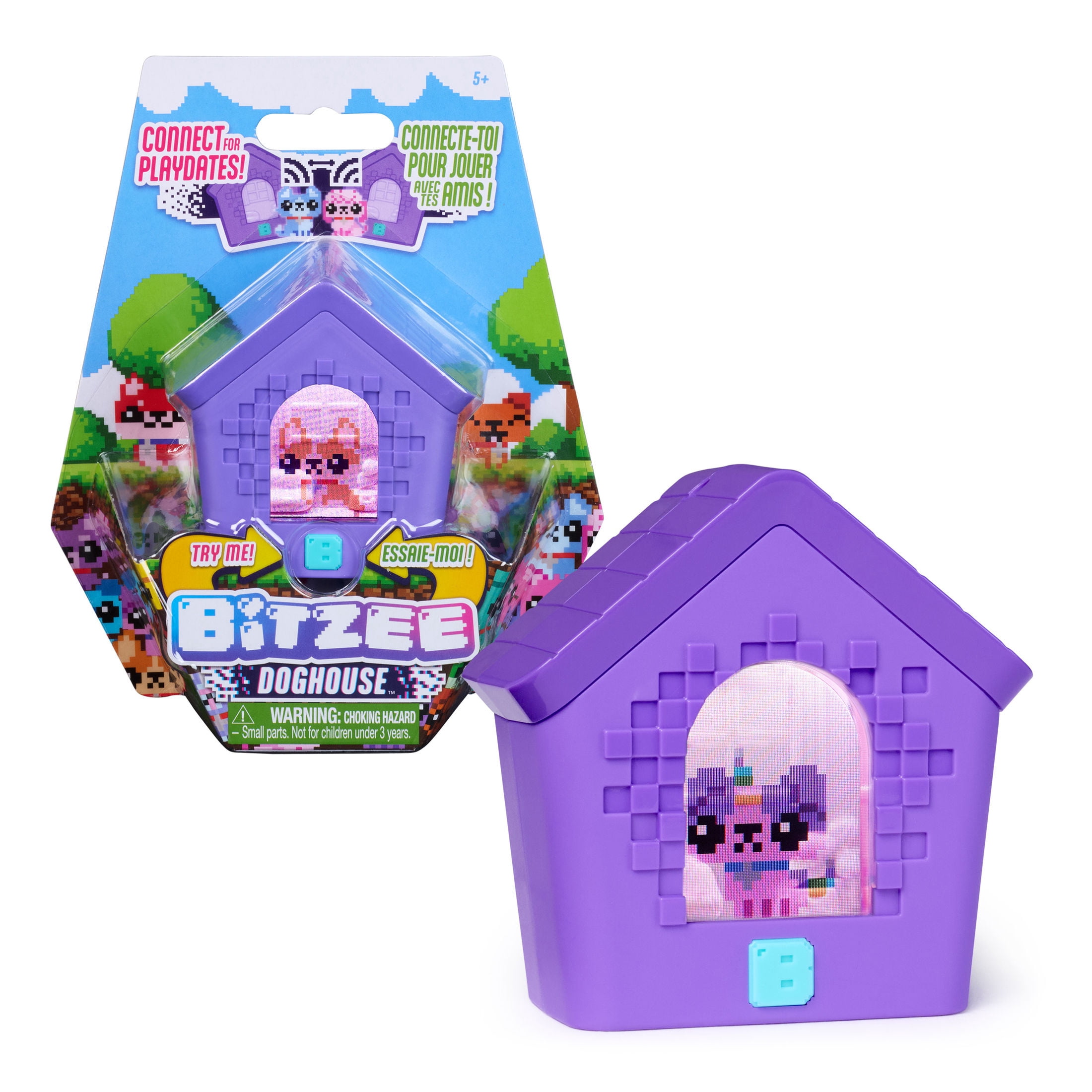 Bitzee Doghouse Interactive Digital Pet Toy with 15 Puppies Inside