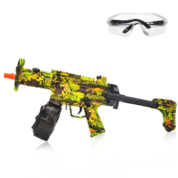 BIU BLASTER Electric Splatter Ball Blaster Full Size Splat Blaster Gel Ball Blaster with Manual & Auto Mode for Outdoor Game Age 14+ Years