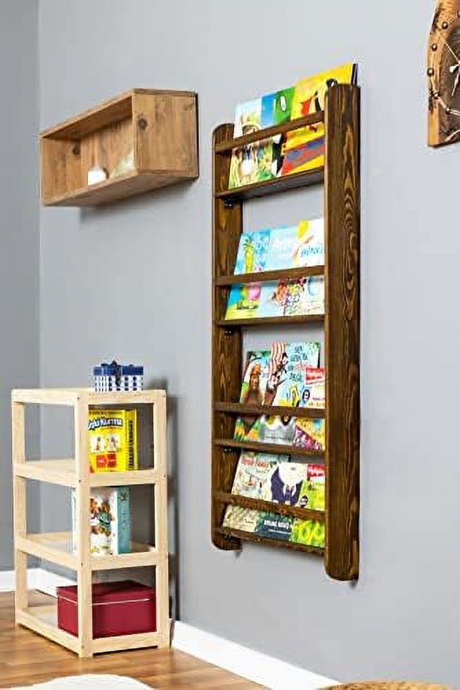 BIUBAIDAO Montessori Wall Mounted Bookshelf for Children's Bookcase