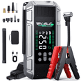 thumbnail image 1 of BIUBLE 10000A Jump Starter with Air Inflator/Deflator Compressor 150PSI, 65W Charging Car Battery Jumper Starter (All Gas/16L Diesel), 24800mAh Portable Jump Box Battery Pack with LED Light, 1 of 11